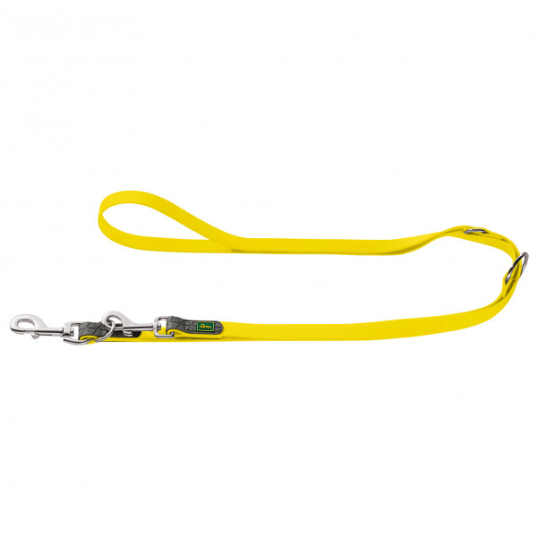 Hunter - Adjustable Leash Convenience - Hundeleine Gr Länge max. 200 cm - Breite 1,5 cm gelb von Hunter