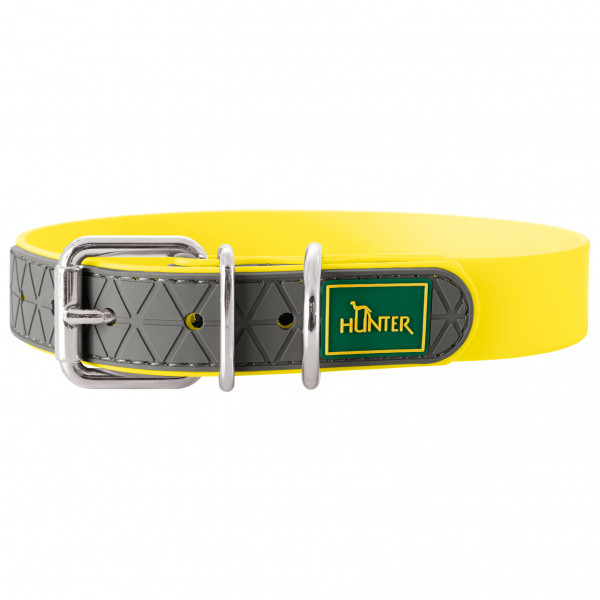 Hunter - Collar Convenience - Hundehalsband Gr Halsumfang 28-36 cm - Breite 2,0 cm gelb von Hunter