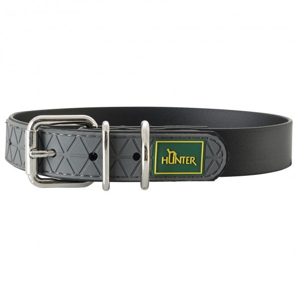 Hunter - Collar Convenience - Hundehalsband Gr Halsumfang 33-41 cm - Breite 2,0 cm schwarz von Hunter