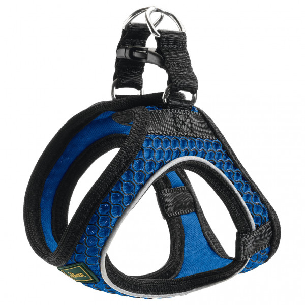 Hunter - Harness Hilo Comfort - Hundegeschirr Gr Halsumfang 35-37 cm - Bauchumfang 36-40 cm blau von Hunter