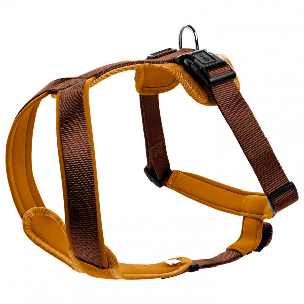 Hunter - Harness Neoprene - Hundegeschirr Gr Bauchumfang 58-72 cm - Halsumfang 52 cm braun/ karamell von Hunter