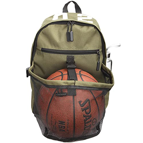 Großer Basketball-Rucksack für Männer Frauen Jungen Mädchen Jugend Volleyball Fußball Tasche Sport Rucksack mit Ballfach Turnbeutel von HunterBee