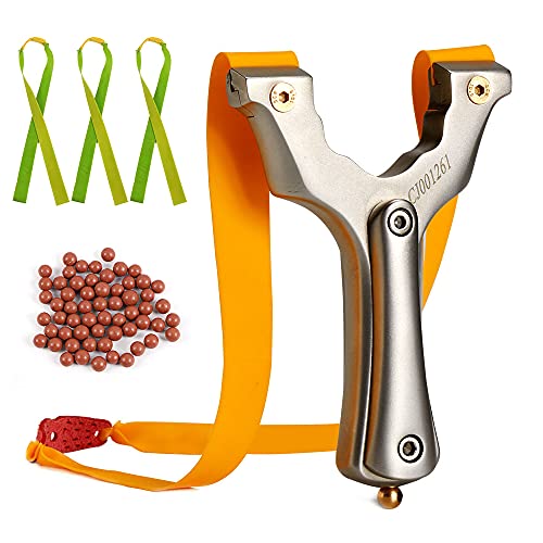 Huntingdoor Schleuder Zwille Steinschleuder Jagd Slingshot Edelstahl Profi Schleuder Metall Katapult mit 2 Schleuder Gummibändern (Schleuder Set) Huntingdoor Schleuder Zwille Steinschleuder Jagd Slingshot Edelstahl Profi Schleuder Metall Katapult mit 2 Schleuder Gummibändern (Schleuder Set) von Huntingdoor