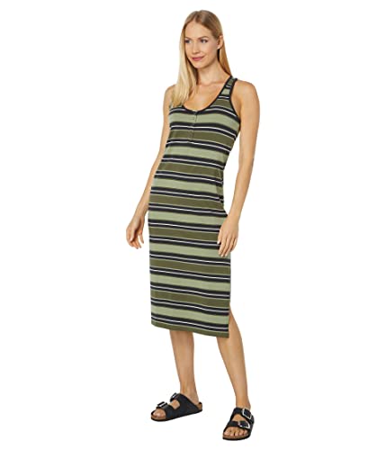 Hurley Damen Alexa Midi Lässiges Kleid, Variegated Stripe, M von Hurley