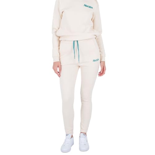 Hurley Damen Aloha Logo Fleece Hose, Sand, S Hurley Damen Aloha Logo Fleece Hose, Sand, S von Hurley