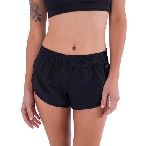 Hurley Damen Beachrider 2.5' Boardshort Badeanzug, Black, L Hurley Damen Beachrider 2.5' Boardshort Badeanzug, Black, L von Hurley