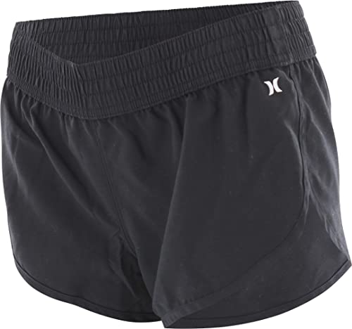 Hurley Damen Beachrider 2.5' Boardshort Badeanzug, Black, S Hurley Damen Beachrider 2.5' Boardshort Badeanzug, Black, S von Hurley