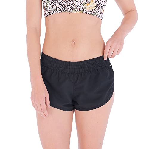 Hurley Damen Beachrider 2.5' Boardshort Board-Shorts, schwarz, XS Hurley Damen Beachrider 2.5' Boardshort Board-Shorts, schwarz, XS von Hurley
