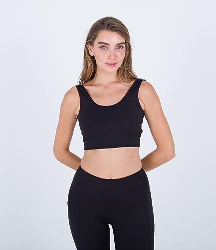 Hurley Damen Block Party Active Tank T-Shirt, Schwarz, XS Hurley Damen Block Party Active Tank T-Shirt, Schwarz, XS von Hurley
