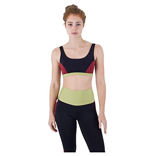 Hurley Damen Color Block Scoop Neck Sports BH Tshirt, schwarz, XS Hurley Damen Color Block Scoop Neck Sports BH Tshirt, schwarz, XS von Hurley