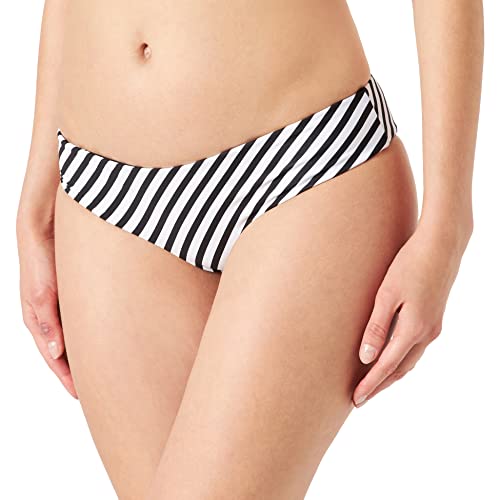 Hurley Damen Flora Revo Cheeky Hipster Bikini Bottoms, Creme, M von Hurley