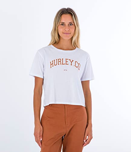 Hurley Damen H20 Dri University Tee T-Shirt, weiß, M Hurley Damen H20 Dri University Tee T-Shirt, weiß, M von Hurley