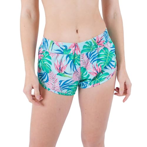 Hurley Damen Java Tropical Beachrider 2.5' Boardshort Badeanzug, Tide Pool, S von Hurley