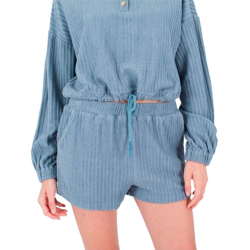 Hurley Damen Misty Bermuda-Shorts, blau, S Hurley Damen Misty Bermuda-Shorts, blau, S von Hurley