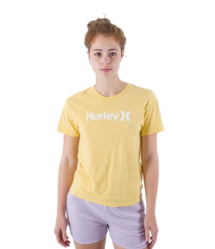 Hurley Damen O&o Seasonal Tee Tshirt, Eggnog, S von Hurley