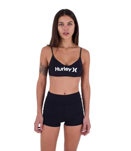 Hurley Damen OAO Bikini Top Bikinioberteil, Black, S von Hurley