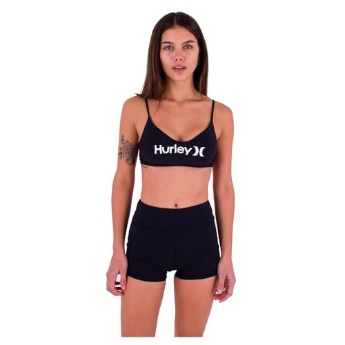 Hurley Damen OAO Bikini Top Bikinioberteil, Black, S von Hurley