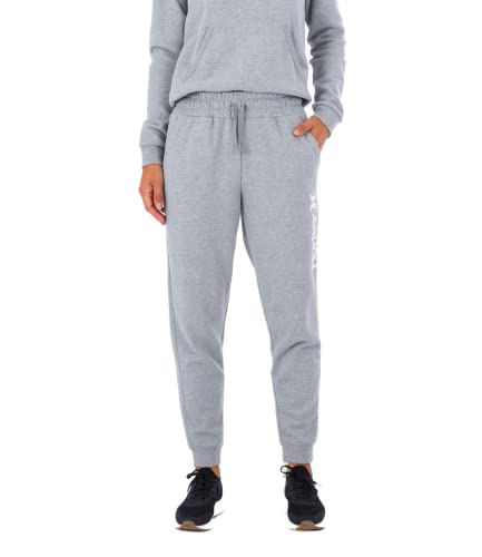Hurley Damen OAO Core Cuff Track Pant Hose, Dk Grau Htr, S Hurley Damen OAO Core Cuff Track Pant Hose, Dk Grau Htr, S von Hurley