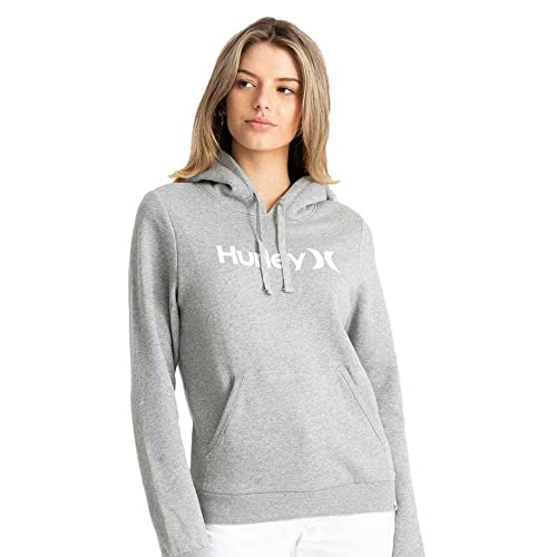 Hurley Damen Oao Core Hoodie Sweatshirt, Dk Grau Htr, L UK Hurley Damen Oao Core Hoodie Sweatshirt, Dk Grau Htr, L UK von Hurley