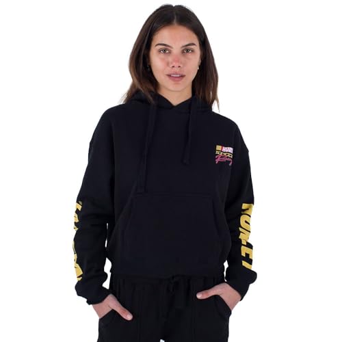 Hurley Damen Racing Hoodie, schwarz, L Hurley Damen Racing Hoodie, schwarz, L von Hurley