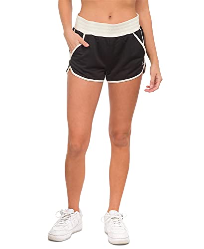 Hurley Damen Retro Tech Bermuda Shorts, Marshmallow, S Hurley Damen Retro Tech Bermuda Shorts, Marshmallow, S von Hurley