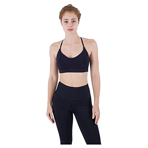 Hurley Damen Solid Cross Back Sports BH Tshirt, schwarz, L Hurley Damen Solid Cross Back Sports BH Tshirt, schwarz, L von Hurley