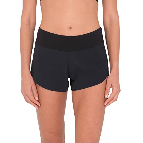 Hurley Damen Solid Soft 2.5' Waist Boardshorts Board-Shorts, schwarz, L Hurley Damen Solid Soft 2.5' Waist Boardshorts Board-Shorts, schwarz, L von Hurley