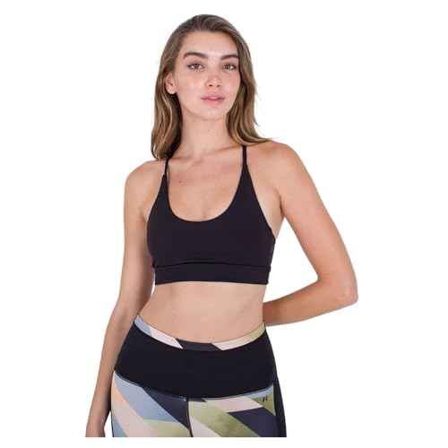 Hurley Damen Solider Crossback Sport BH, Schwarz, M Hurley Damen Solider Crossback Sport BH, Schwarz, M von Hurley