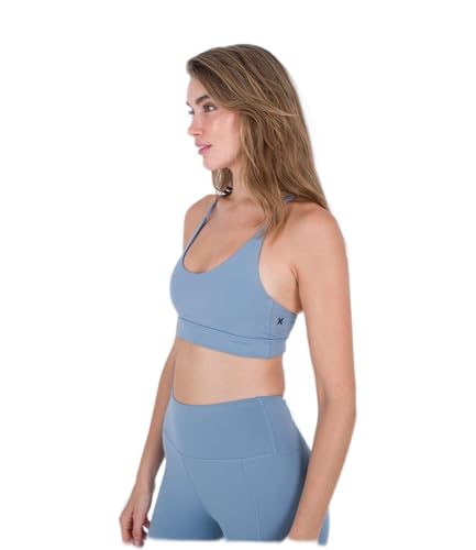 Hurley Damen Solider Crossback Sport BH, blau, L Hurley Damen Solider Crossback Sport BH, blau, L von Hurley