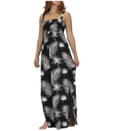 Hurley Damen Kleider W Lei Maxi Dress, Black Palm, XS, CQ2525 von Hurley