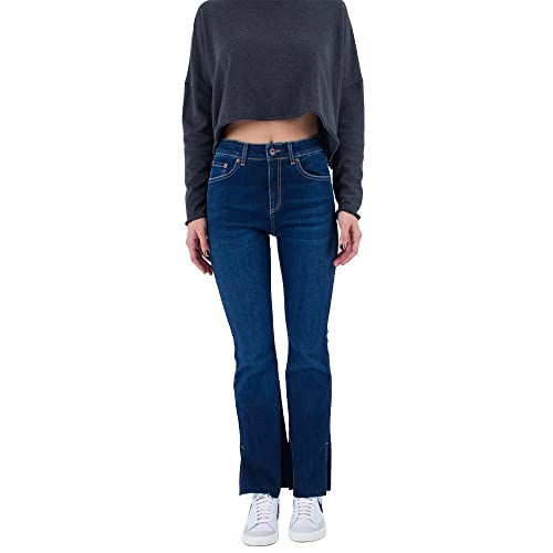 Hurley Damen W Oceancare High Rise Slim Flare Denim Freizeithose, Denim22, 30 Hurley Damen W Oceancare High Rise Slim Flare Denim Freizeithose, Denim22, 30 von Hurley