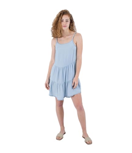 Hurley Damen W Oceancare Mini Dress Lässiges Kleid, Helles Denim22, S Hurley Damen W Oceancare Mini Dress Lässiges Kleid, Helles Denim22, S von Hurley