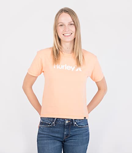 Hurley Damen W Oceancare O&o Ss Tee T-Shirt, Korallenriff, L von Hurley