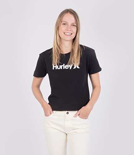 Hurley Damen W Oceancare O&o Ss Tee T-Shirt, schwarz, L Hurley Damen W Oceancare O&o Ss Tee T-Shirt, schwarz, L von Hurley