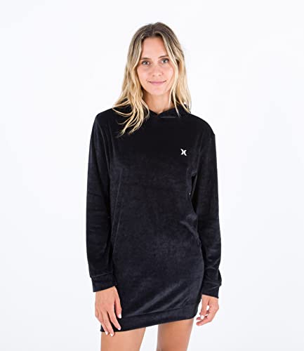 Hurley Damen W Oceancare Poncho Dress Lässiges Kleid, Kaviar, M von Hurley