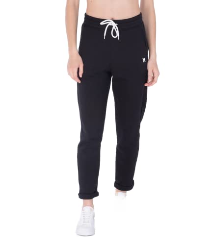 Hurley Damen W Oceancare Script Fleece Jogger Lässige Hose, schwarz, M von Hurley