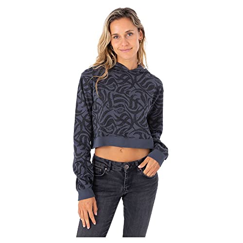 Hurley Damen W Ocencare Full Print Fleece Hood Hooded Sweatshirt, schwarz, L Hurley Damen W Ocencare Full Print Fleece Hood Hooded Sweatshirt, schwarz, L von Hurley