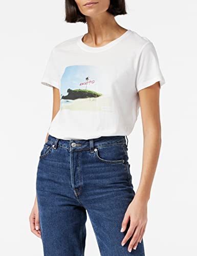 Hurley Damen W Sun and Fun Prefect Crew T-Shirts, White, L Hurley Damen W Sun and Fun Prefect Crew T-Shirts, White, L von Hurley
