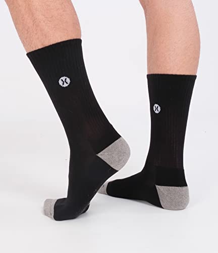 Hurley Herren 3pk Mens Terry 3 Stück, Icon 1/2, Frottee, Crew, schwarz, 42 Hurley Herren 3pk Mens Terry 3 Stück, Icon 1/2, Frottee, Crew, schwarz, 42 von Hurley