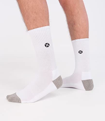 Hurley Herren 3pk Mens Terry 3 Stück, Icon 1/2, Frottee, Crew, weiß, 44 Hurley Herren 3pk Mens Terry 3 Stück, Icon 1/2, Frottee, Crew, weiß, 44 von Hurley