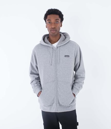 Hurley Herren Alps Zip Fleece Sweatshirt, Erikaviolett, Small Hurley Herren Alps Zip Fleece Sweatshirt, Erikaviolett, Small von Hurley