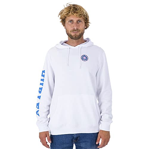 Hurley Herren Always Summer Fleece Po Pullover Sweater, weiß, M Hurley Herren Always Summer Fleece Po Pullover Sweater, weiß, M von Hurley