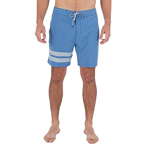 Hurley Herren Block Party 18' Badeshorts f r Herren, Dunkelblau (Deep Aqua), 36 EU von Hurley