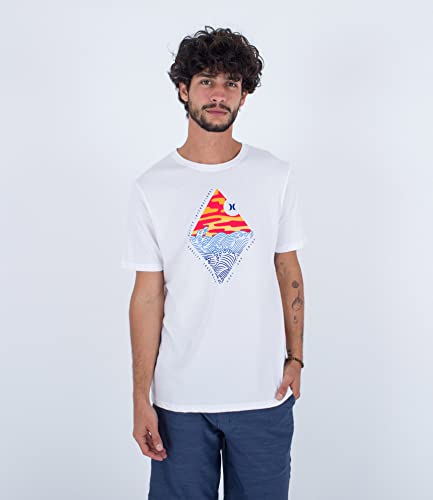 Hurley Herren Evd Dusk Dawn S/S Tshirt, weiß, M Hurley Herren Evd Dusk Dawn S/S Tshirt, weiß, M von Hurley