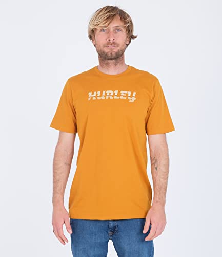 Hurley Herren Evd Exp Crasher Tee Ss T-Shirt, Goldfarben, M von Hurley