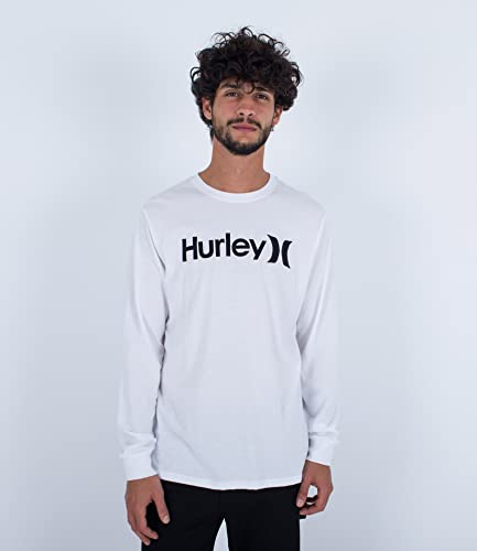 Hurley Herren Evd OAO Solid Ls Tshirt, weiß, M Hurley Herren Evd OAO Solid Ls Tshirt, weiß, M von Hurley
