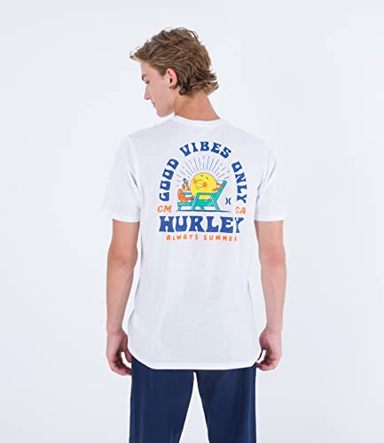 Hurley Herren Evd Vacation Ss T-Shirt, weiß, XL Hurley Herren Evd Vacation Ss T-Shirt, weiß, XL von Hurley
