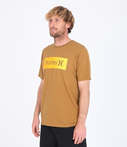 Hurley Herren Evd WSH OAO Boxed Gradient Ss T-Shirt, Goldene Doodle, M von Hurley