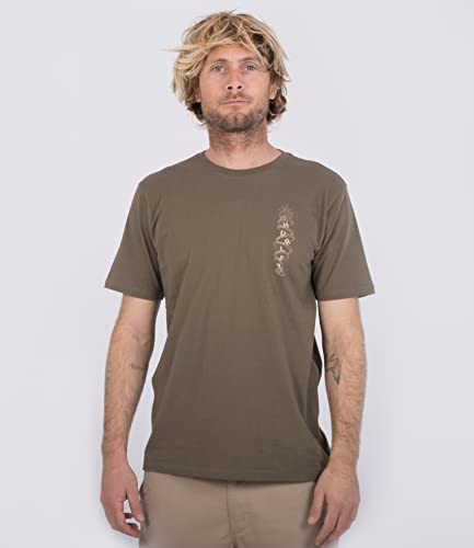 Hurley Herren Evd Wash Tropical Slices Tee Ss T-Shirt, Olivgrün, S Hurley Herren Evd Wash Tropical Slices Tee Ss T-Shirt, Olivgrün, S von Hurley