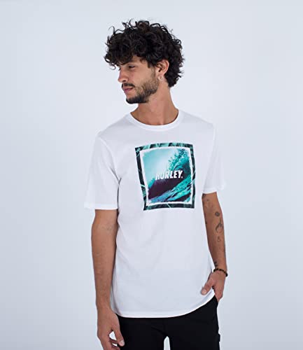 Hurley Herren Evd Wave Hello S/S Tshirt, weiß, M Hurley Herren Evd Wave Hello S/S Tshirt, weiß, M von Hurley